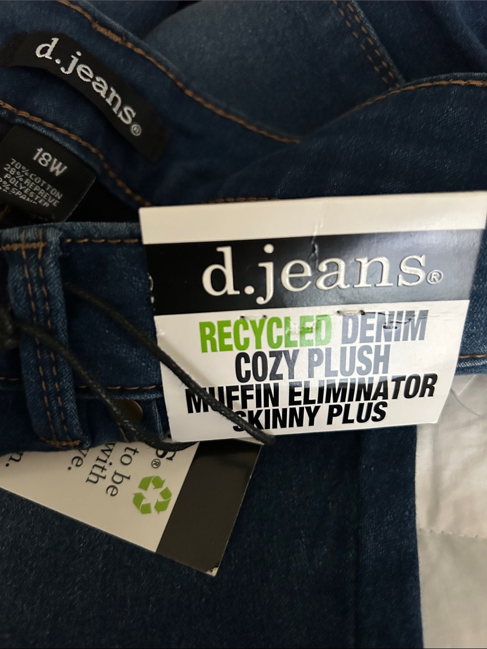 d. jeans Stretch Skinny Jeans
Super dark rinse blue, super soft black dark hope - Picture 4 of 11